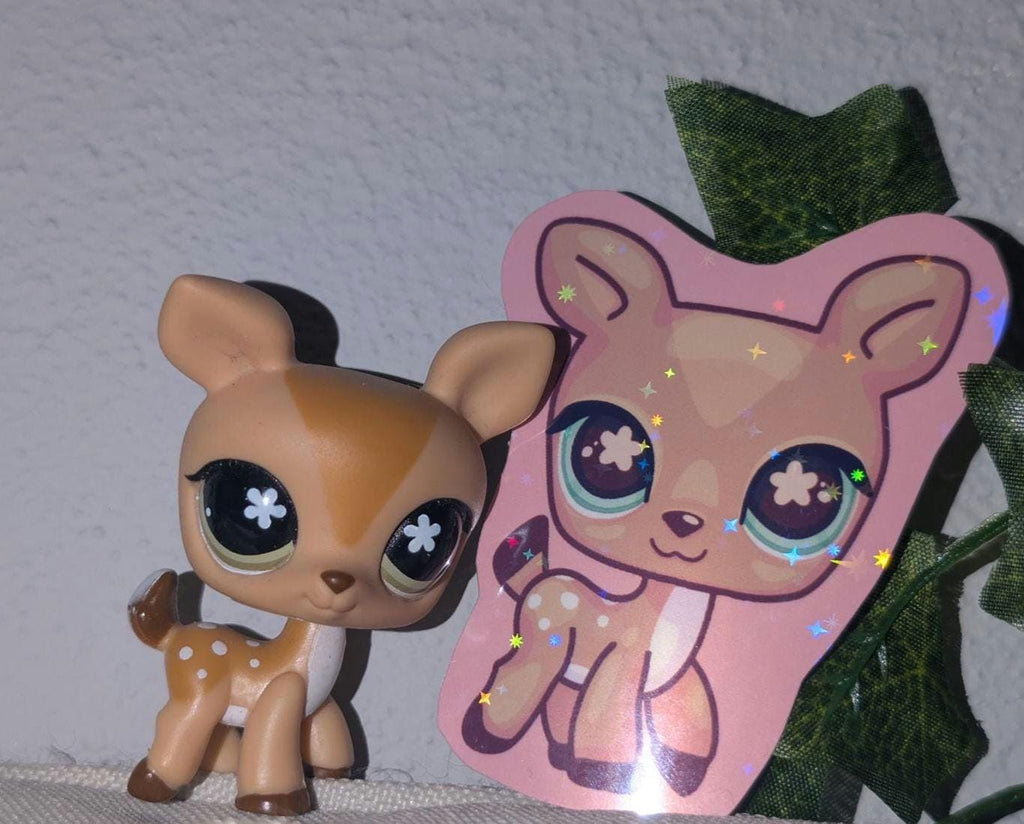 Nostalgic LPS Deer - Hand Cut Sticker