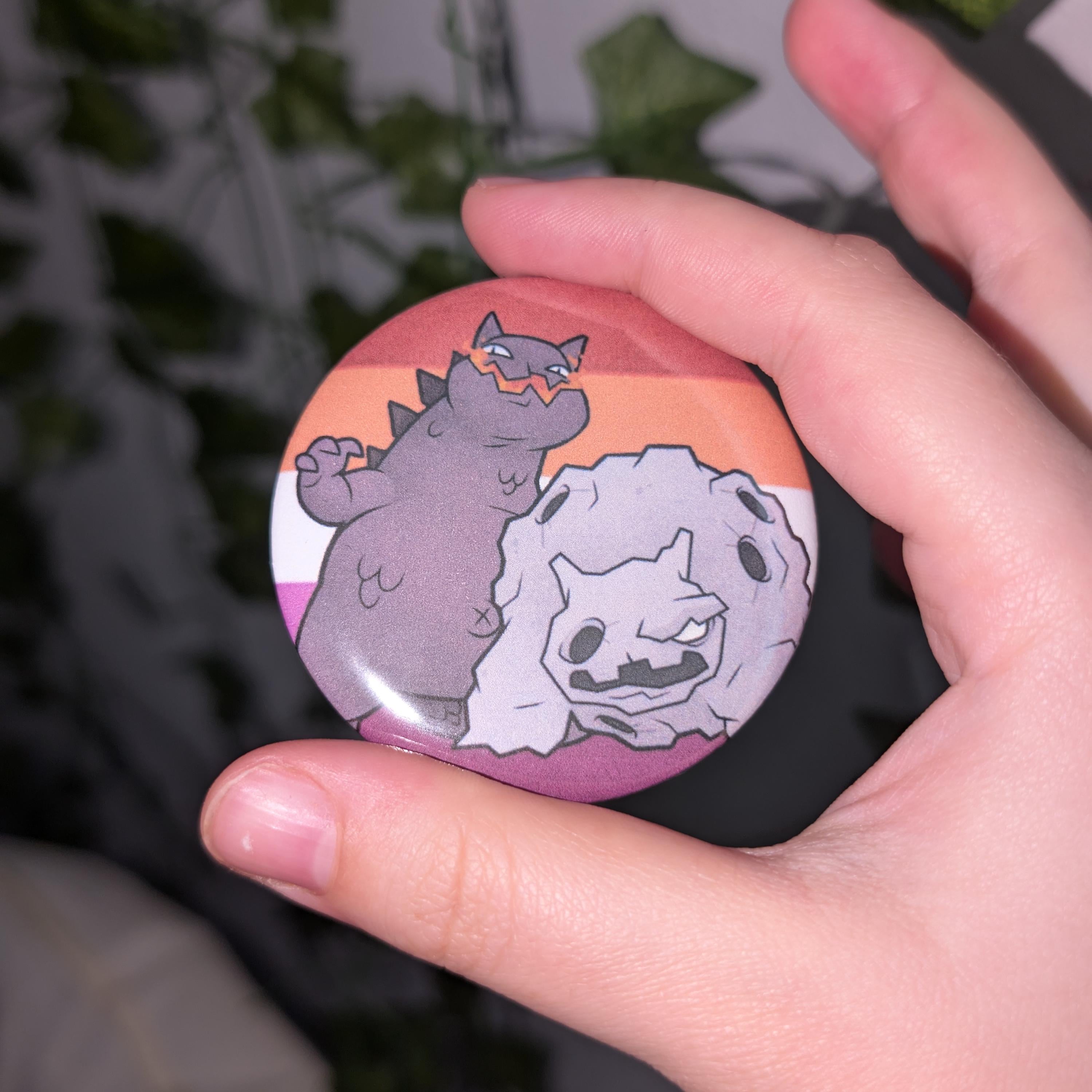 Love Wins Mewgenics Badge Button/magnet 2.25 inch