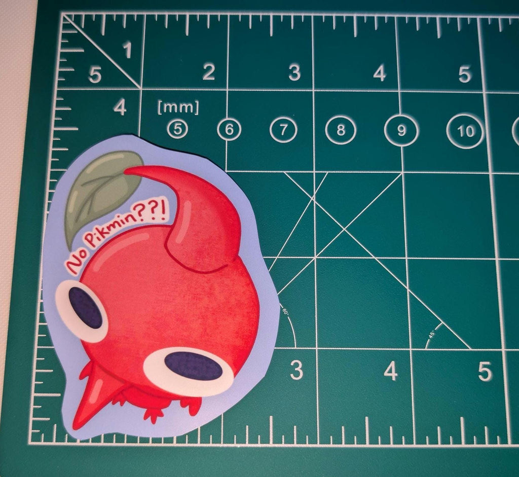 No Pikmin??! - Hand Cut Sticker