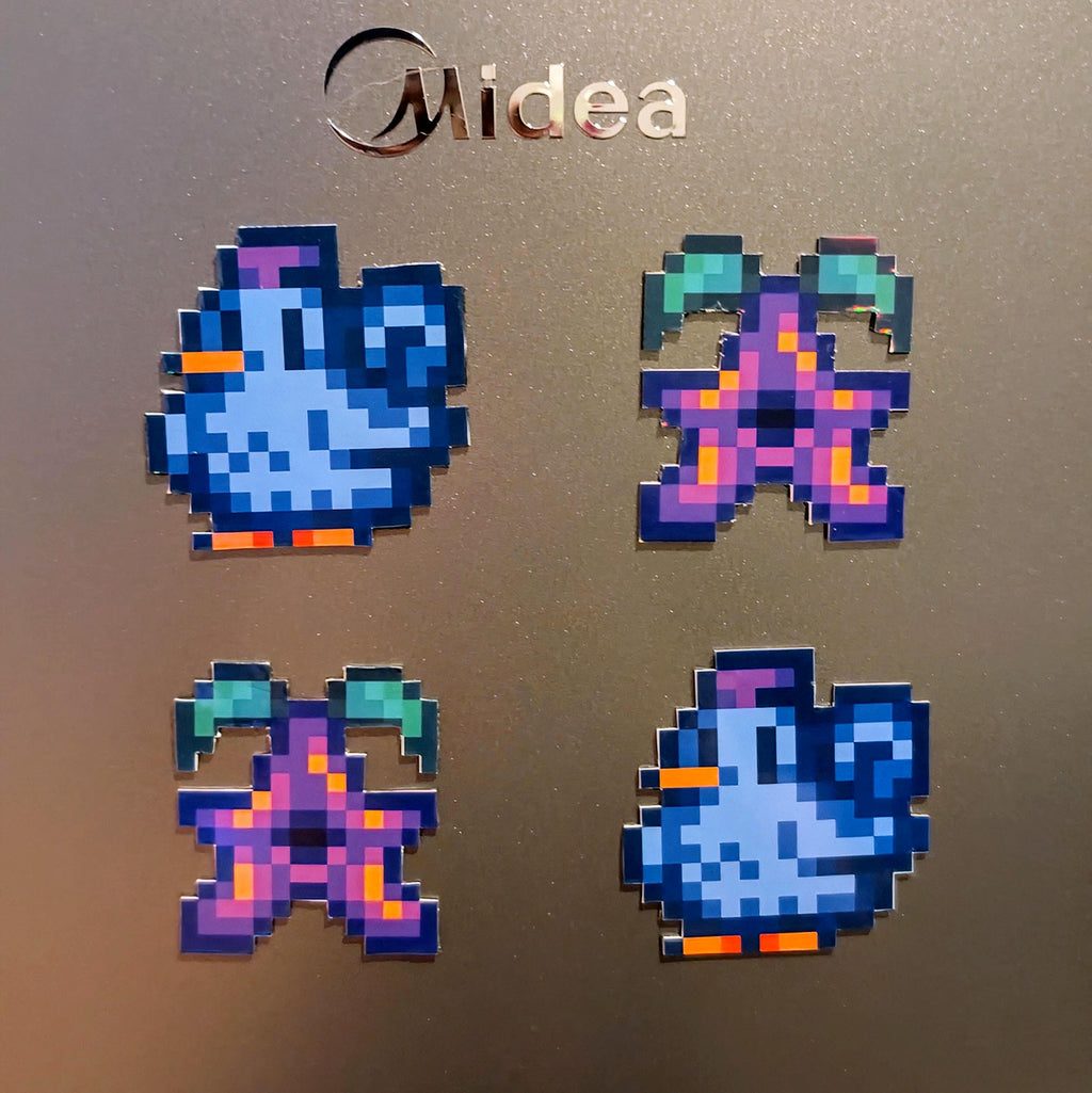 Stardew Valley Stardrop Holo Fridge Magnet