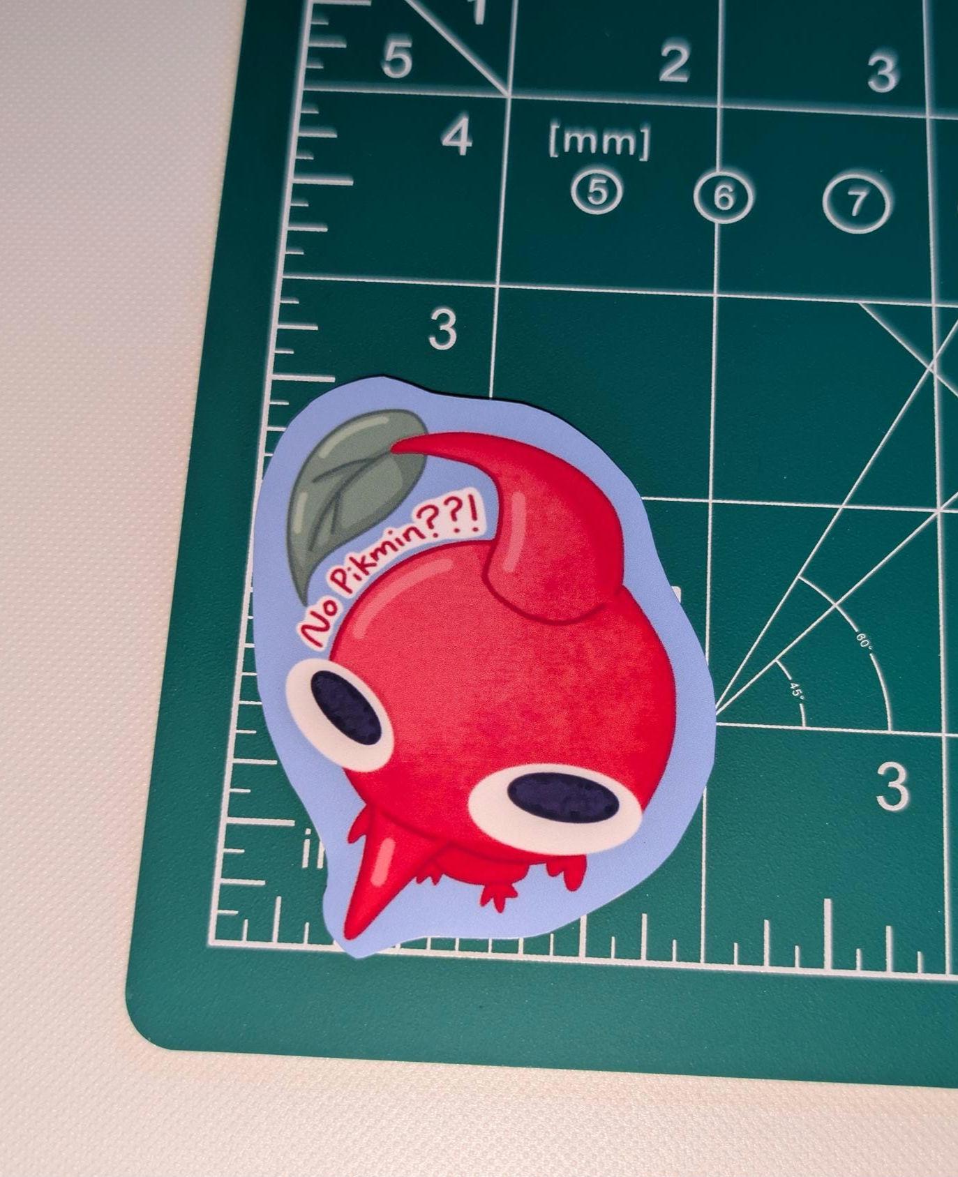 No Pikmin??! - Hand Cut Sticker