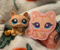 Nostalgic LPS Kitty - Hand Cut Sticker