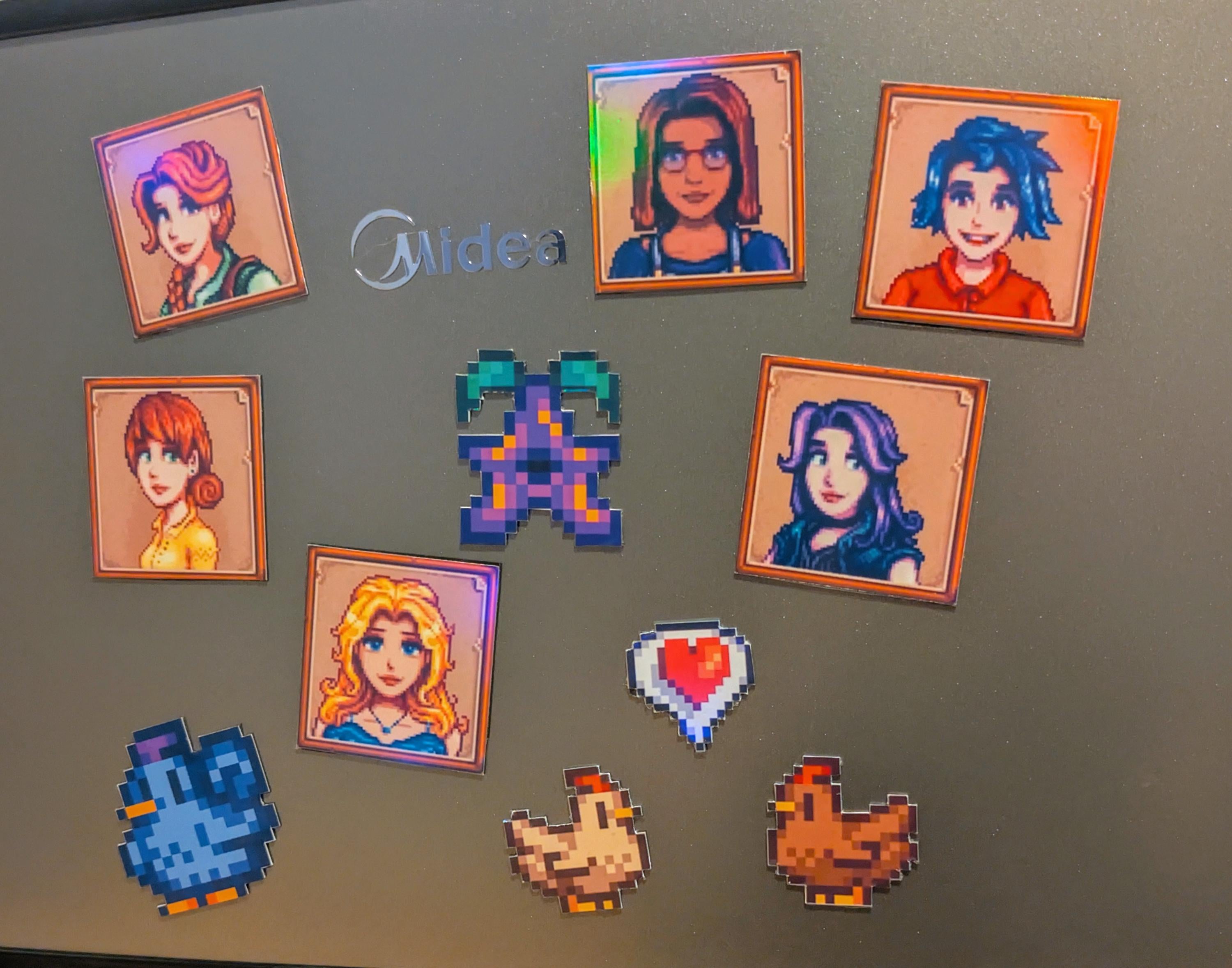 Stardew Valley Bachelorettes Fridge Magnets (Made to Order)
