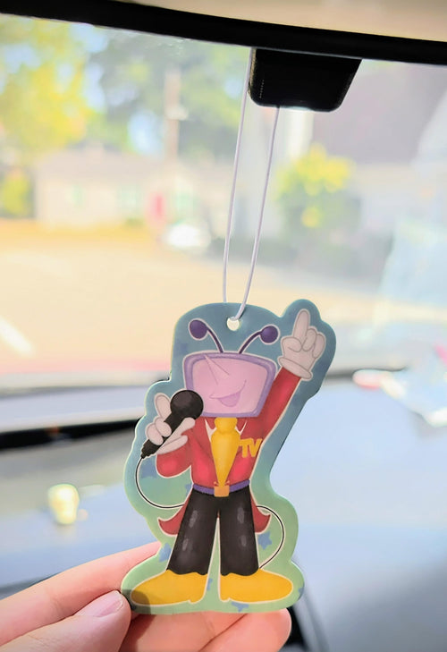 I love TV! Tenna themed Air Freshener (Cherry Scent)