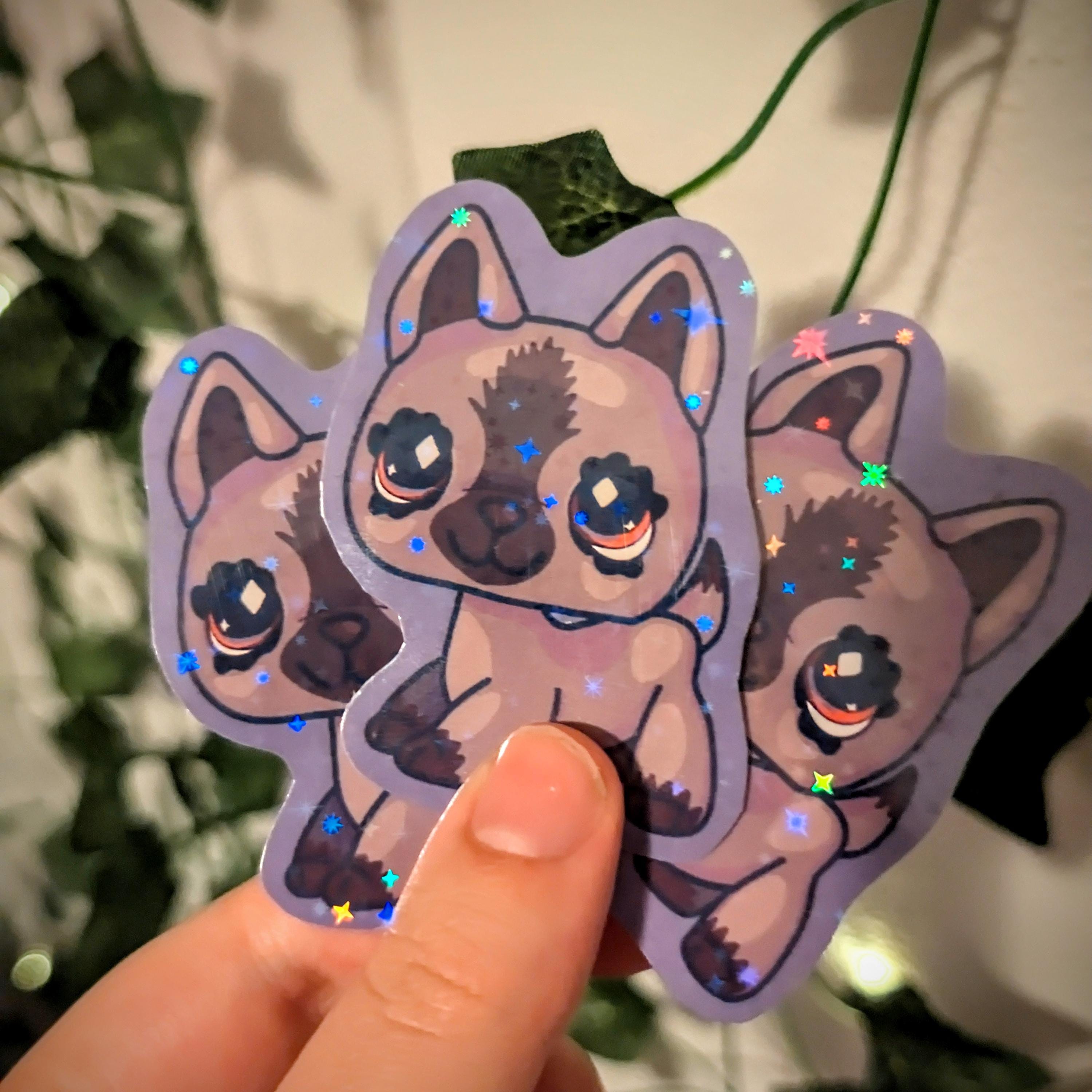 Nostalgic LPS Dog - Hand Cut Sticker