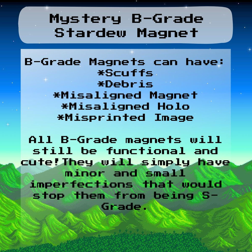 Mystery B-Grade Stardew Magnet