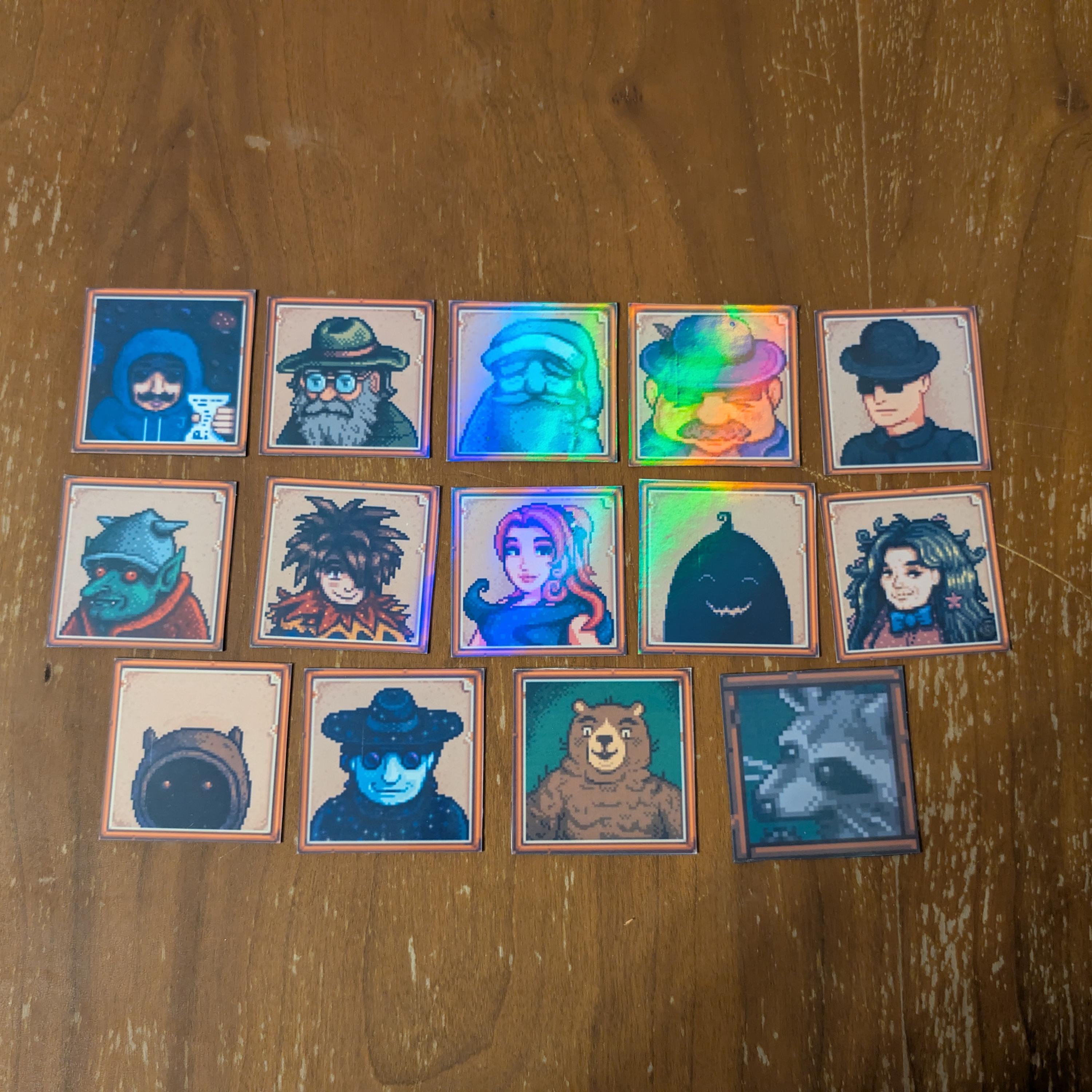 Stardew Valley Complete Fridge Magnet Set (Made to Order)