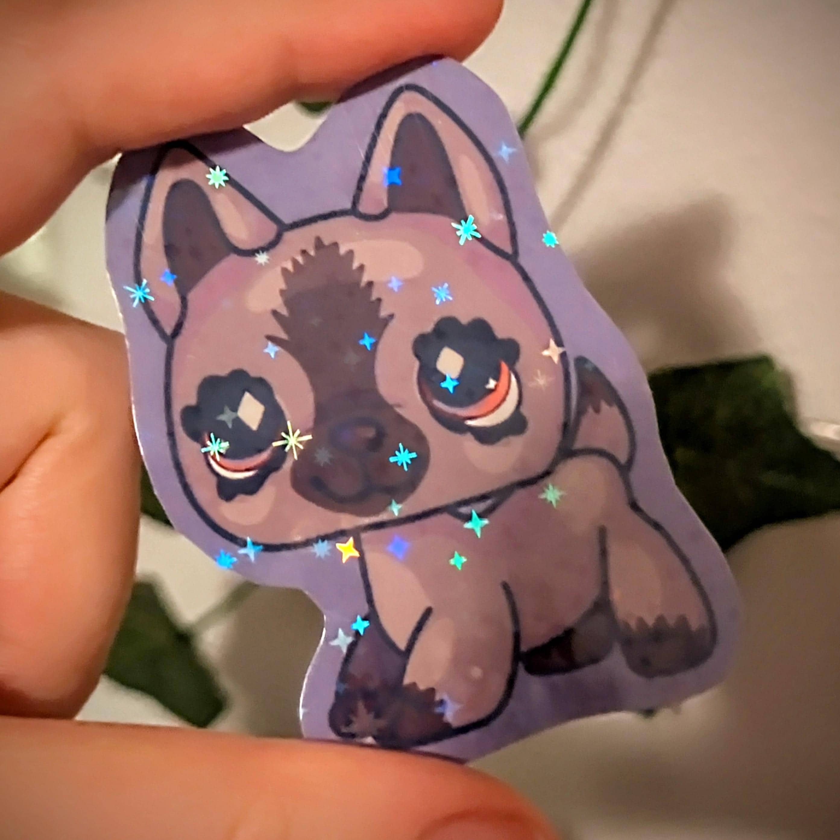 Nostalgic LPS Dog - Hand Cut Sticker